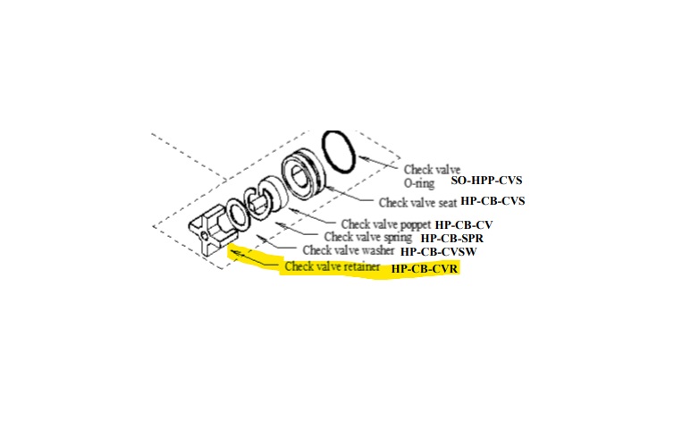 Check Valve Retainer